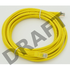 Сетевое оборудование Patchcord molded 5E Copper 5m yellow