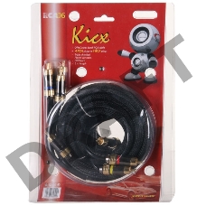 Акустический кабель Kicx RCA-06 черный
