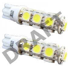 Лампа автомобильная светодиодная Sho-Me ALPHA-13 T10 12В 13Вт (упак.:2шт) 5000K