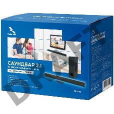 Саундбар Триколор TR-SB-01 2.1 80Вт+40Вт черный