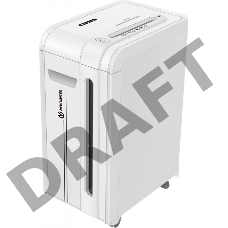 Шредер New United Etalon ET-18M Force белый (секр.P-5)/перекрестный/18лист./34лтр./скрепки/скобы/пл.карты/CD