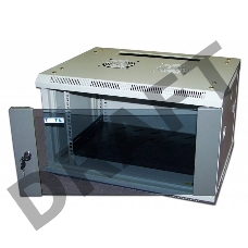 Шкаф настенный Lanmaster Pro TWT-CBW2-15U-6X4 15U 600x450мм пер.дв.стекл съемные бок.пан. 60кг серый
