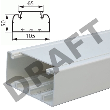Кабель-канал 105х50 L2000 пластик Leg 010429