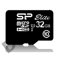 Флеш карта microSDHC 32Gb Class10 Silicon Power SP032GBSTHBU1V10-SP + adapter