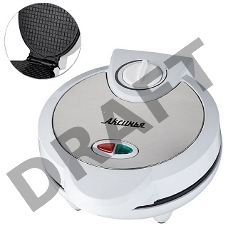 Вафельница АКСИНЬЯ КС-5001 белая, КЛАССИКА: 900Вт , антипригар. покрытие (Россия)(6)