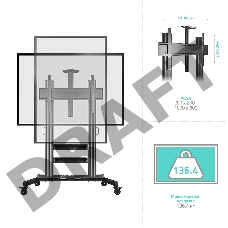 Стойка для телевизора с кронштейном ONKRON TS2811 60
