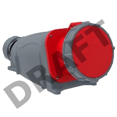 Розетка ОП Magnum 125А 200/346-240/415В 3P+PE+N 6ч ССИ-145 IP67 ИЭК PSN12-125-5