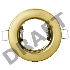 Светильник IEK встраиваемый под лампу MR16 золото
