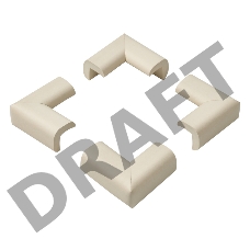 Мягкие накладки-протекторы для мебели (24*8*50 мм) 4 шт. 