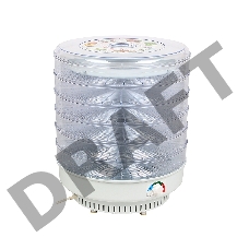 Сушилка для овощей Великие реки Ветерок-2 У, 6 поддонов, в гофротаре, прозрачный