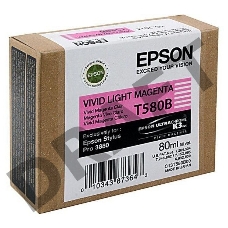 Картридж струйный Epson C13T580B00 светло-пурпурный (80ml)