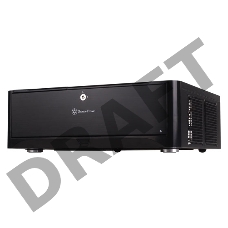 Корпус Silverstone SST-GD06B Grandia HTPC Micro ATX Computer Case, Silent High Airflow Performance, 2x 3.5 Inch Hot Swap Drive Bay, lockable, black