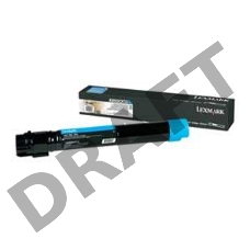 Тонер-картридж Lexmark синий для X950, X952, X954