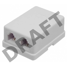 Модуль TWT (TWT-SA2-WH) Настенная коробка 2 порт. для Keystone