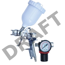 Краскопульт FUBAG GS180/1.4 HVLP+редуктор  180л/мин 3.5бар верхний бачок 0.6л 1.4мм