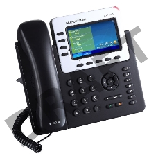 Телефон Grandstream GXP-2140, VoIP 2 Порта Ethernet 10/100/1000, 4 SIP линий, цветной TFT дисплей 480x272, HD Audio