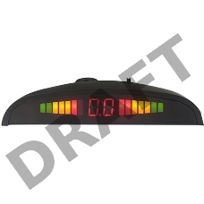 Парковочный Радар Sho-Me Y-2618N04 4 датчика 18мм черный