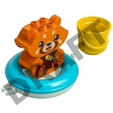 Конструктор Lego Duplo Приключения в ванной: Красная панда на плоту (10964)