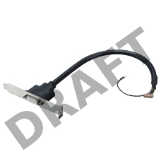 Кабель 1700021831-01 A Cable DP to DVI 24+5P(F)/2*10P-1.25+G-TEM W/BKT Advantech