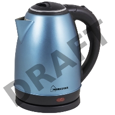 Чайник электрический HOMESTAR HS-1010 синий, 1,8л, 1500Вт (в уп. 12 шт)