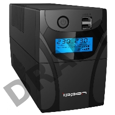 Источник бесперебойного питания Ippon Back Power Pro II 500 300Вт 500ВА черный