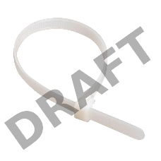 Хомут кабельный 7.6х300 нейл. бел. (уп.100шт) ИЭК UHH31-D076-300-100