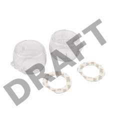 Кожух защитный для кухонной плиты HALSA HLS-S-220 (2 шт./уп.)