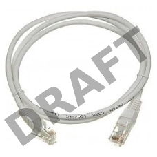 Кабель Патч-корд Lanmaster UTP TWT-45-45-1.0-GY вилка RJ-45-вилка RJ-45 кат.5е 1м серый ПВХ (уп.:1шт)