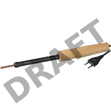 Паяльник NN ink. 55407-25  с деревянной рукояткой 25Вт 220В клин