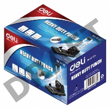 Дырокол Deli Heavy Duty E0130 макс.:100лист. металл ассорти отв.:2 с линейкой