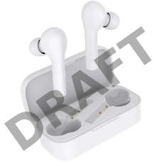 Гарнитура вкладыши QCY T5 белый беспроводные bluetooth в ушной раковине