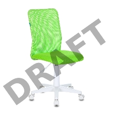 Кресло детское Бюрократ KD-9/WH/TW-18 салатовый TW-03А TW-18 сетка/ткань (пластик белый)