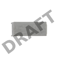 Строительно-монтажная клемма СМК 224-101 для светильника на 1 проводник (1,0-2,5)/(0,5-2,5) мм², серая (10 шт./уп.) REXANT