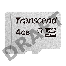 Флеш карта microSD 4GB Transcend microSDHC Class 10, (без адаптера), TLC