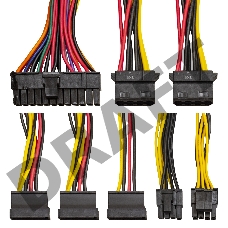 Блок питания 650W ExeGate EX292143RUS AB650 (ATX, 8cm fan, 24pin, 4+4pin, 3xSATA, 2xIDE, FDD)