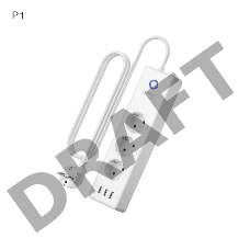 Сетевой фильтр Gosund Smart plug P1, 3 USB outlet, total 3.1A 3 sockets seperate controlled