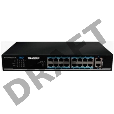 Коммутатор TRASSIR TR-NS1018-135-16POE v2