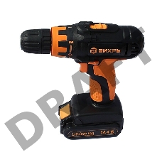 Дрель-шуруповерт ВИХРЬ ДА-14,4Л-2К аккумуляторная [72/14/8] { 14.4 В,  LI-ION, 1,3 Ач, 26Нм, дерево/металл 26мм/10мм, кейс, 2 акк }
