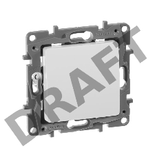 Выключатель 10АХ, на винтах, бел. ETIKA 