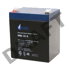 Батарея Парус-электро HM-12-5 (AGM/12В/5Ач/клемма F2), 90х70х101мм