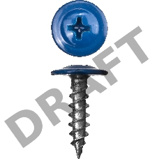 Саморезы ПШМ для листового металла, 25 х 4.2 мм, 400 шт, RAL-5005 синий насыщенный, ЗУБР