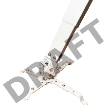 Крепление для проектора, с квадратной штангой, от потолка 30-50см, цв. черный