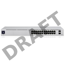 Коммутатор 24PORT 1000M 2SFP POE USW-PRO-24-POE UBIQUITI