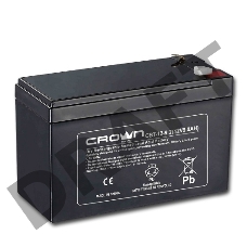 Батарея  CROWN CBT-12-9.2 (12V 9.2Ah) F2 срок службы 5 лет