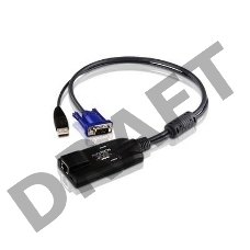 Модуль удлинителя VGA+K/M USB  ATEN (KA7570-AX) 40 метр., 1xUTP Cat5e, для подкл. комп. к перекл. KH15xxA/KH15xxAi/KL15xxA/KL15xxAi/KH25xxA, макс.разр