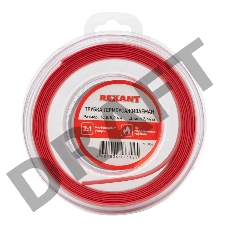 Трубка термоусаживаемая 10.0/5.0мм красн. ролик 2.44м Rexant 29-0054