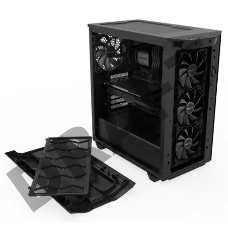 Корпус be quiet! PURE BASE 500 DX BLACK / midi-tower, atx, tempered glass / 3x 140mm fans inc. / BGW37