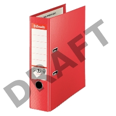 Папка-регистратор Esselte №1 Power Maxi 81183 A4 80мм пластик красный вместимость 600 листов