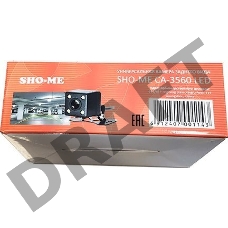 Камера заднего вида SHO-ME СА-3560 LED Универсальная SHO-ME CA 3560 LED, легко устанавливается в любой автомобиль с динамической парковочной разметкой. Поворот разметки осуществляется вместе с поворотом руля. Угол обзора – 140 градусов. Цветовая система P