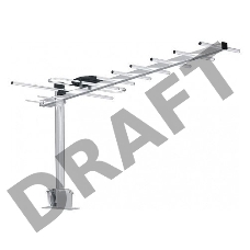 Антенна телевизионная Hyundai H-TAE140 11дБ пассивная серебристый